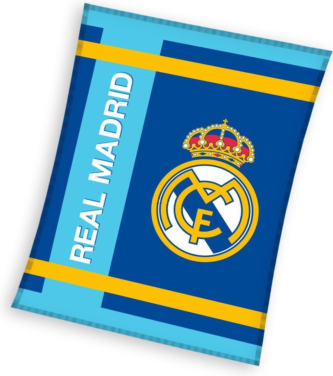 Real Madrid Fleece Deken 130x160urzaam