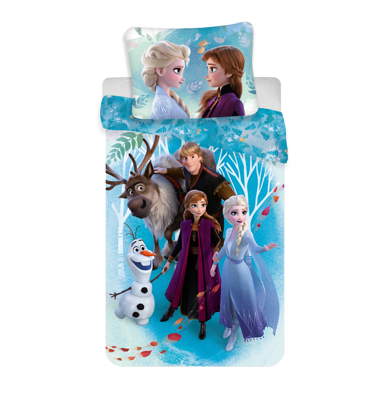 Frozen 2 Dekbedovertrek 140x200 Familie