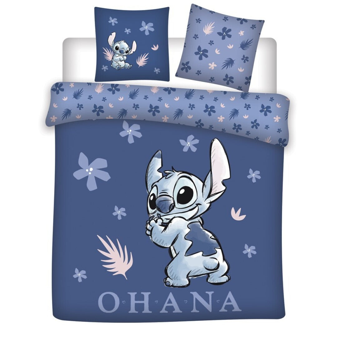 Stitch Lilo Dekbedovertrek 240x220 Duurzaam Polykatoen Lits/Jits Jumeaux