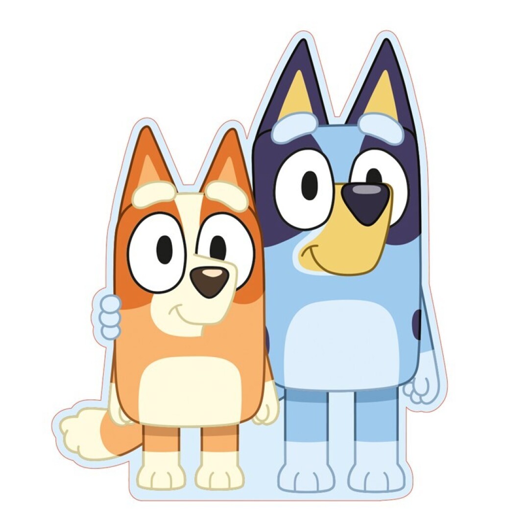 Bluey Kussen Gevormd 34x28 Zacht