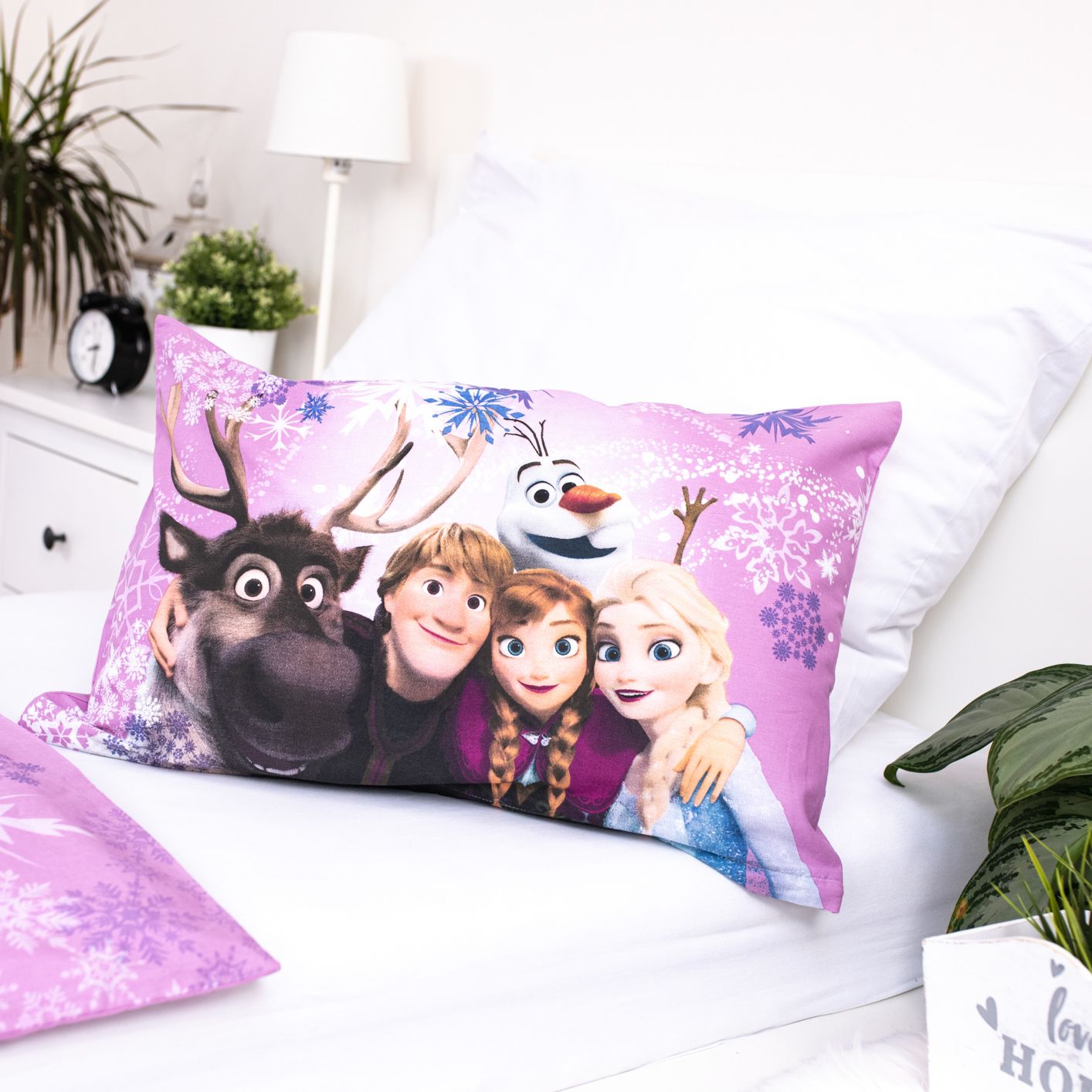 Disney Frozen Paars Dekbedovertrek 100x135 2in1