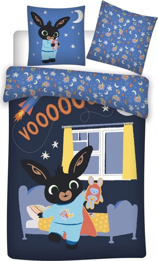 Bing Bunny Dekbedovertrek 140x200 Katoen Duurzaam