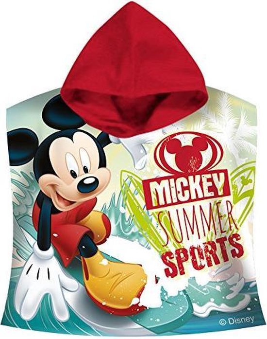 Mickey Mouse Poncho 60x120 Duurzaam Katoen