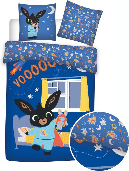 Bing Bunny Dekbedovertrek 140x200 Katoen Duurzaam