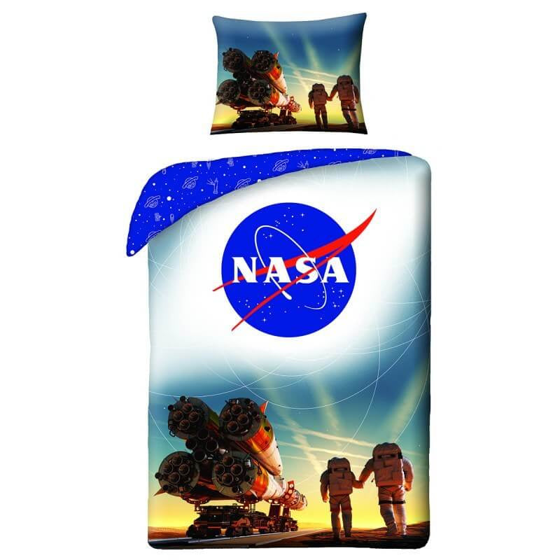 NASA Dekbedovertrek 140x200 2in1 Duurzaam Katoen