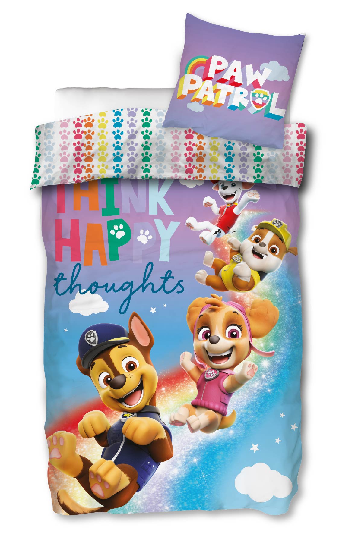 Paw Patrol Dekbedovertrek 140x200cm Katoen 2in1