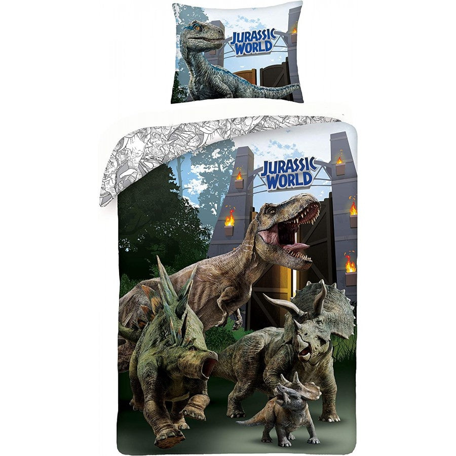 Jurassic World Dekbedovertrek Dinosaurus