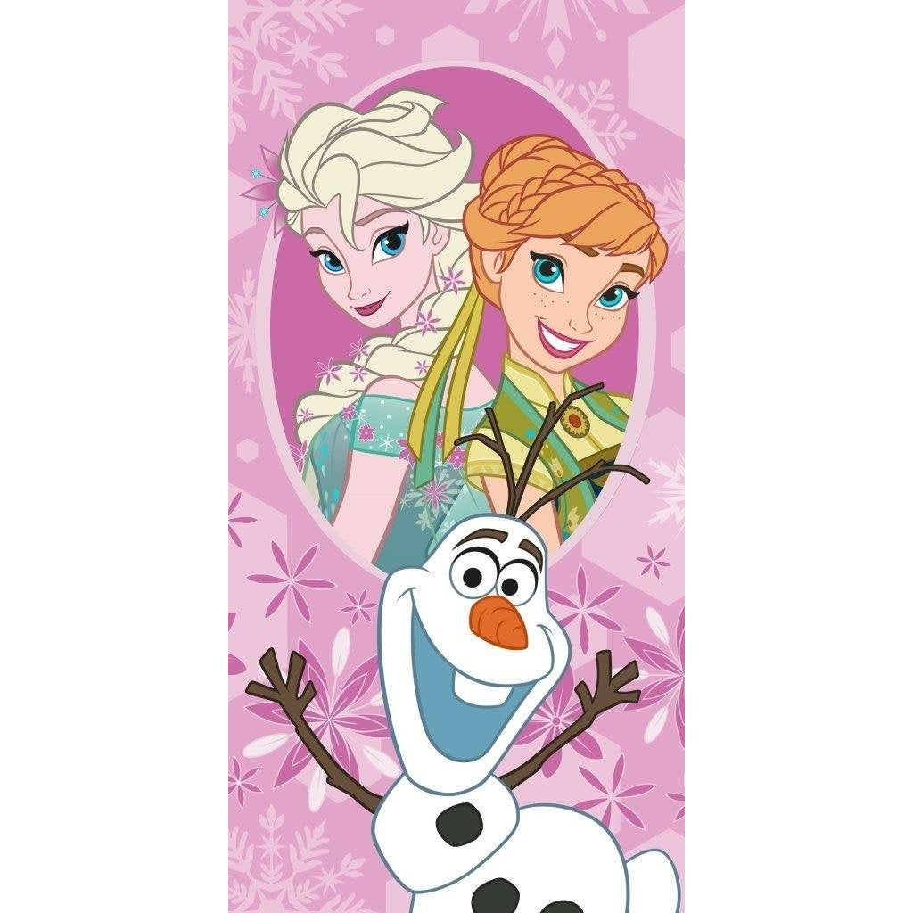 Frozen Strandlaken Elsa Anna 140x70cm Katoen