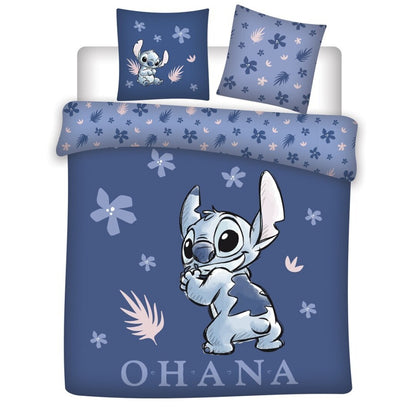 Stitch Lilo Dekbedovertrek 240x220 Duurzaam Polykatoen Lits/Jits Jumeaux