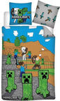 Minecraft Dekbedovertrek Eenpersoons 140x200 duurzaam