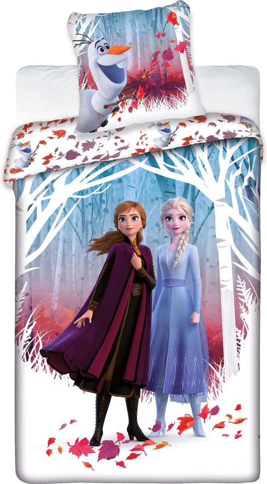 Disney Frozen Dekbedovertrek 140x200 Polyester Duurzaam 2in1