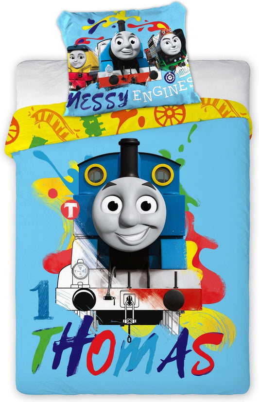 Thomas de Trein Dekbedovertrek 100x135 Katoen Ledikant Peuter