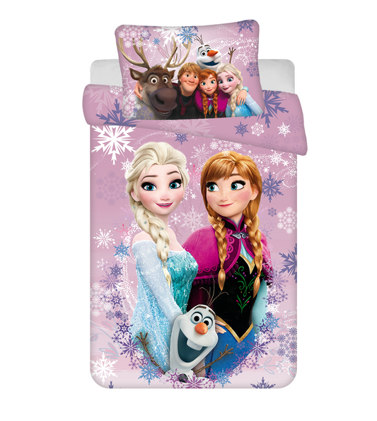 Disney Frozen Paars Dekbedovertrek 100x135 2in1