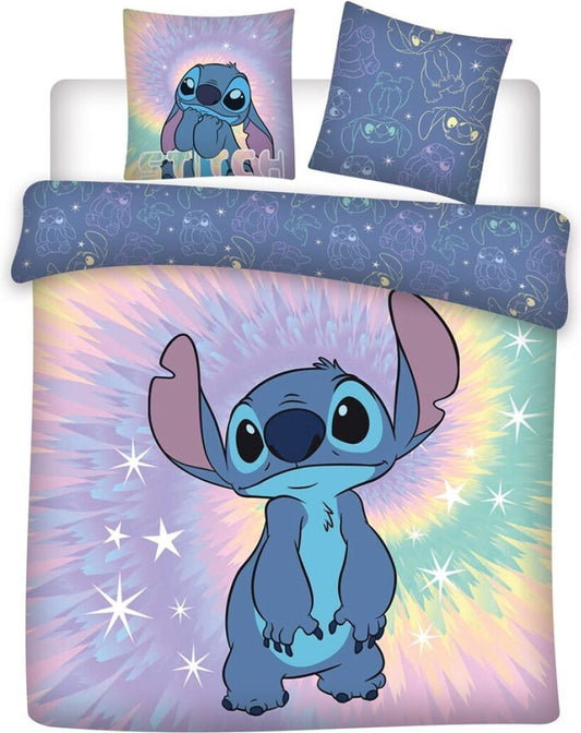 Stitch Lilo Dekbedovertrek 240x220 Duurzaam Polykatoen Lits/Jits Jumeaux