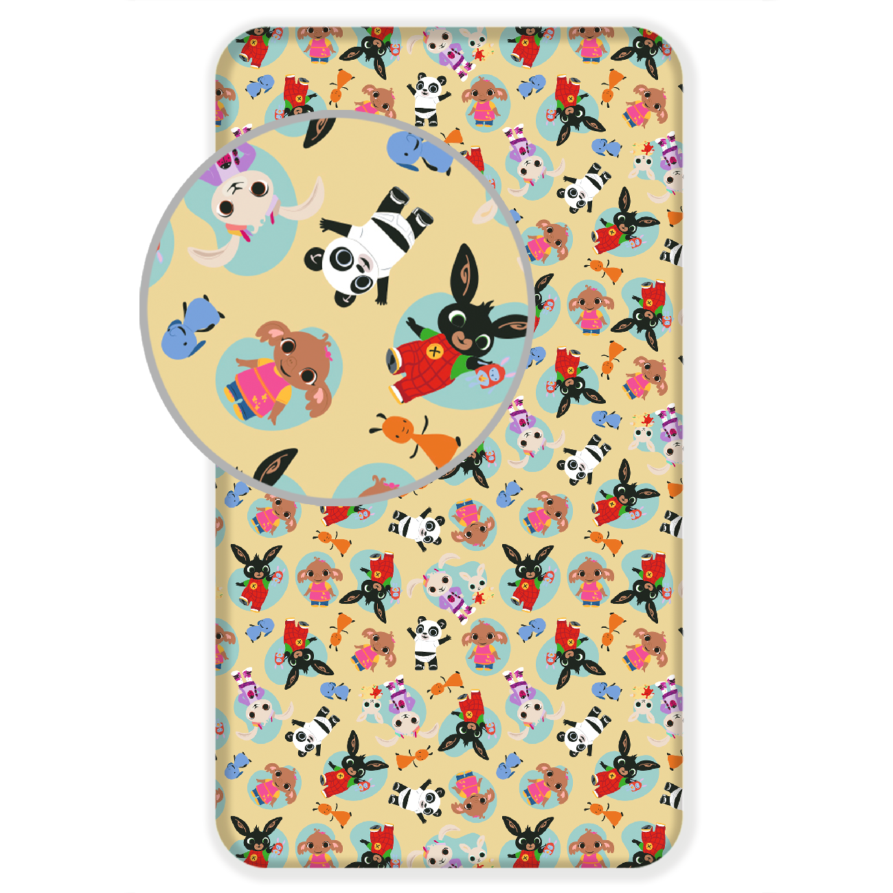 Bing Bunny Hoeslaken 90x200 Duurzaam Katoen