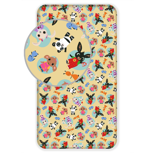 Bing Bunny Hoeslaken 90x200 Duurzaam Katoen