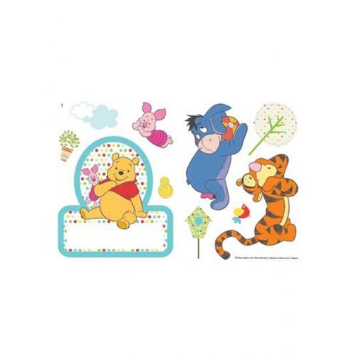 WINNIE DE POEH STICKERS DEUR NAAMBORD
