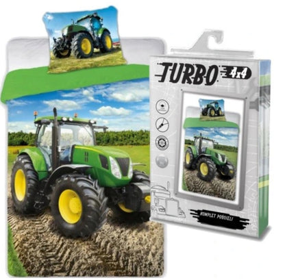 Tractor Dekbedovertrek Traktor 140x200 Katoen2in1